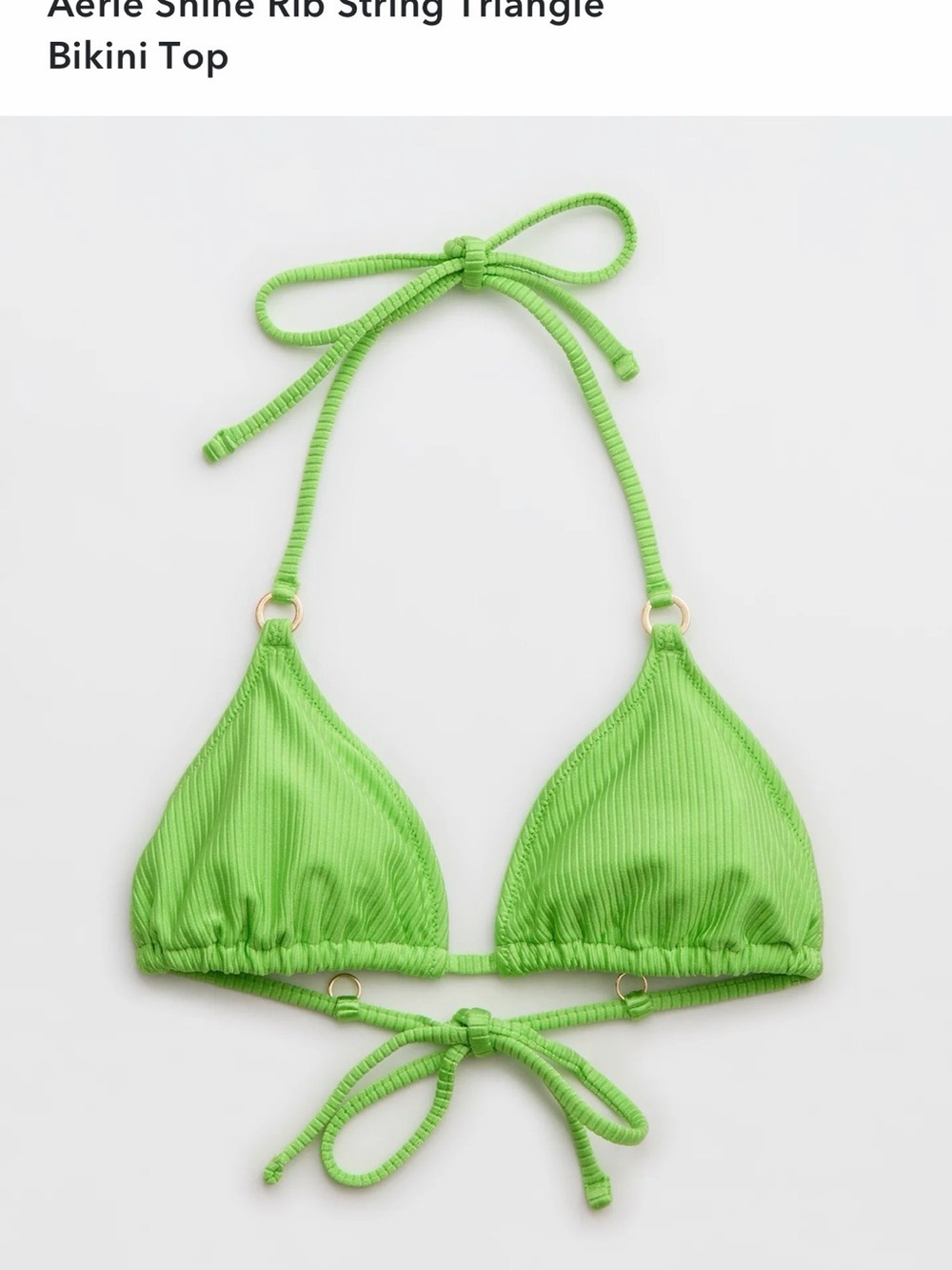 New aerie swim top size small